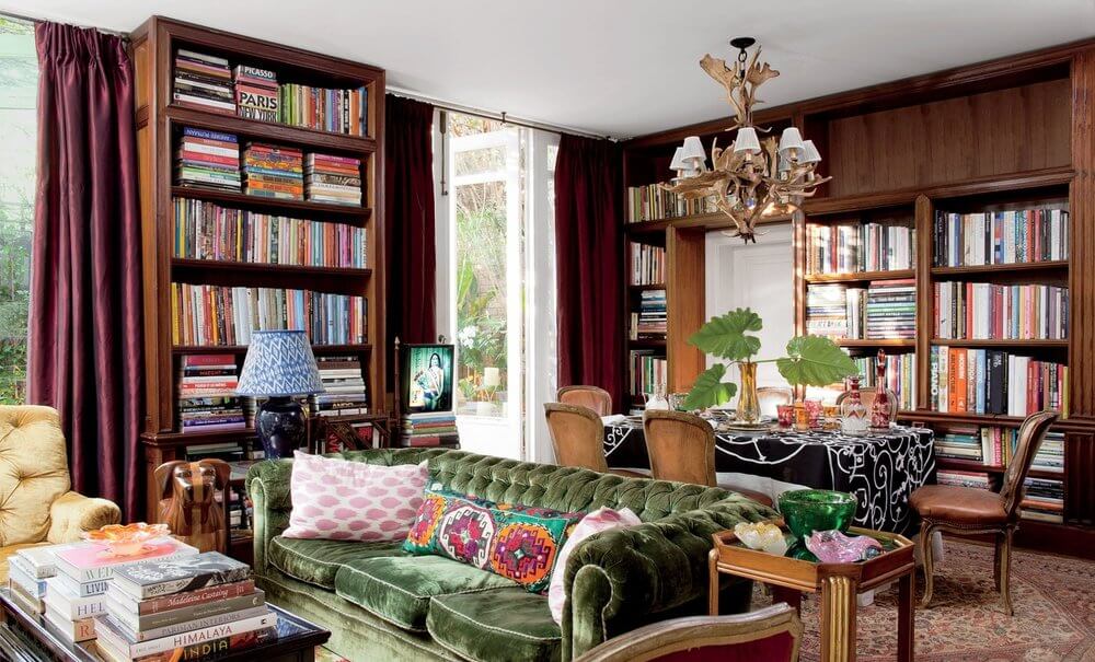 Home Library Design Ideas With Luxury Bookshelves 