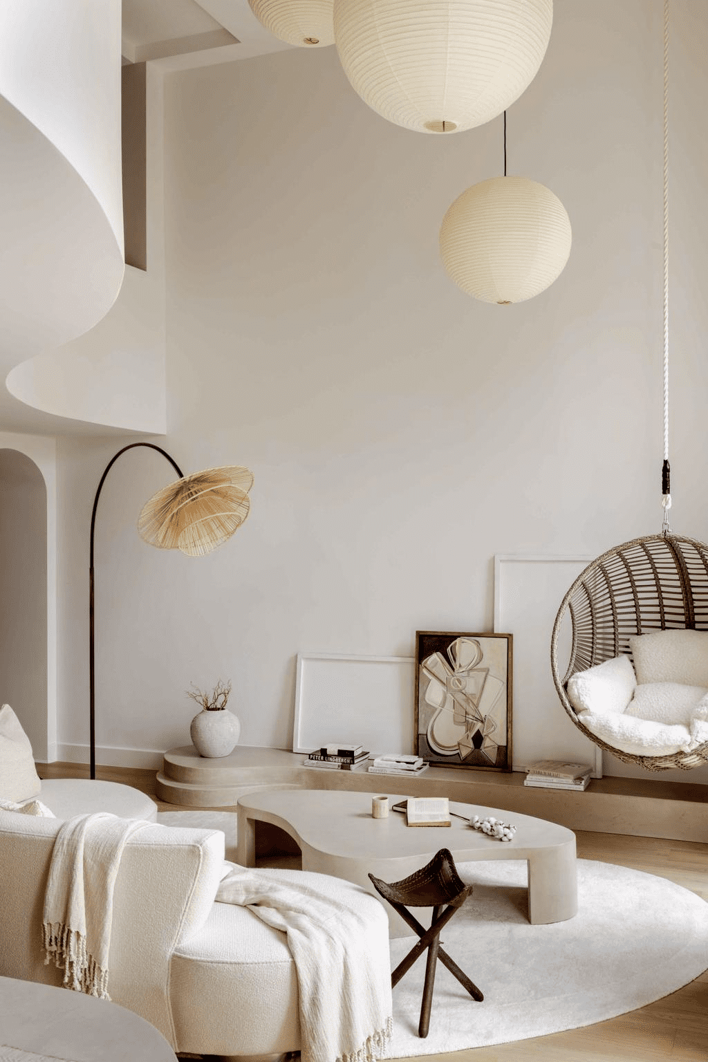 modern style interior design living room 