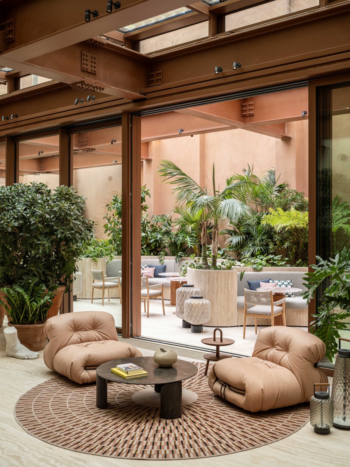 Lounge of Patricia Urquiola Italian Luxurious Hotel
