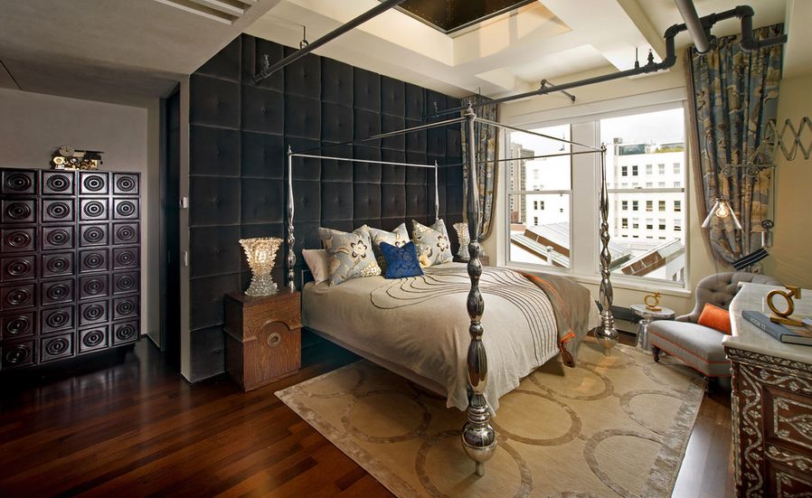 Upholstered Walls Bedroom