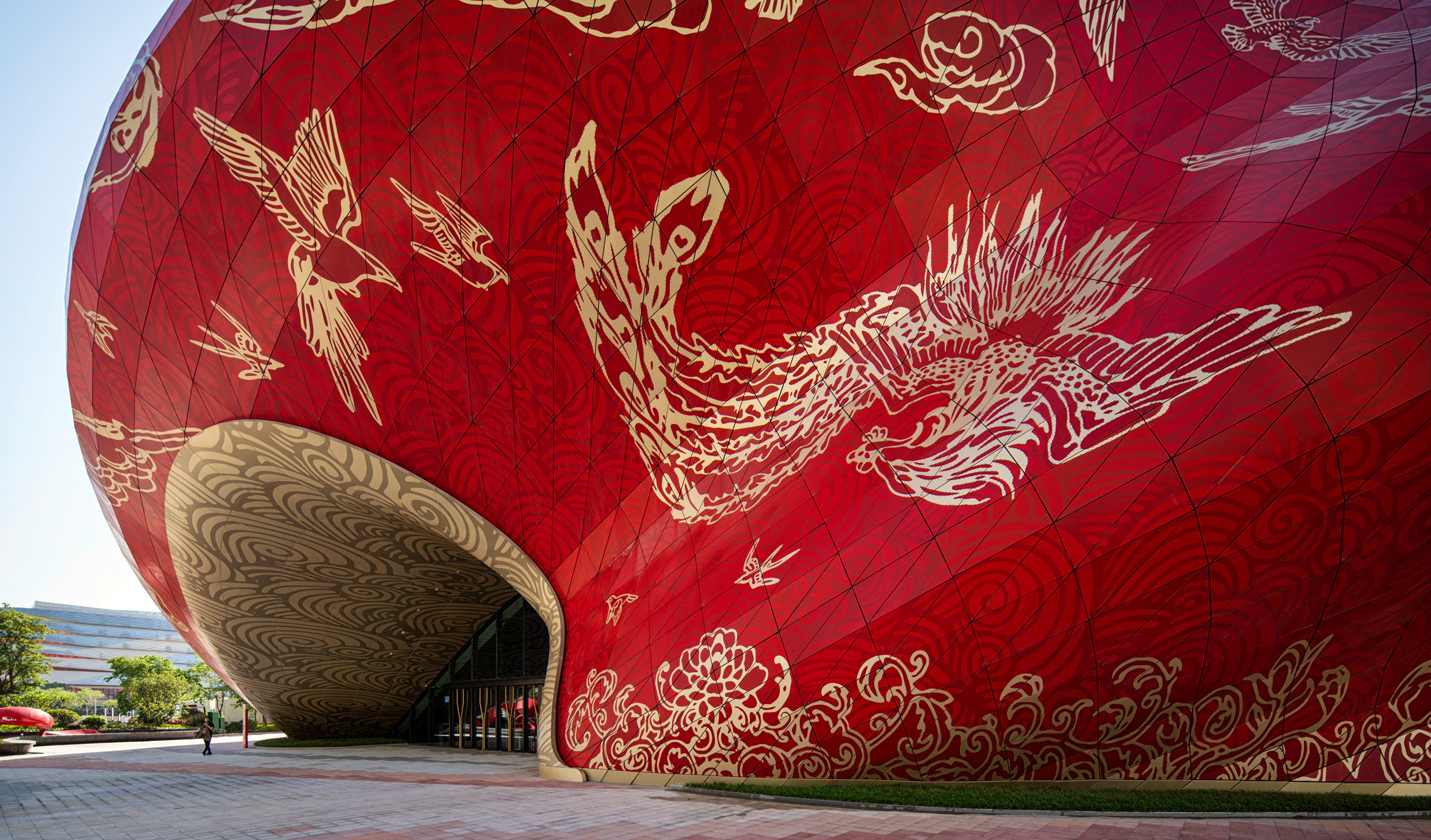 100 Birds Paying Homage to the Phoenix: the new Guangzhou theatre - Entrance