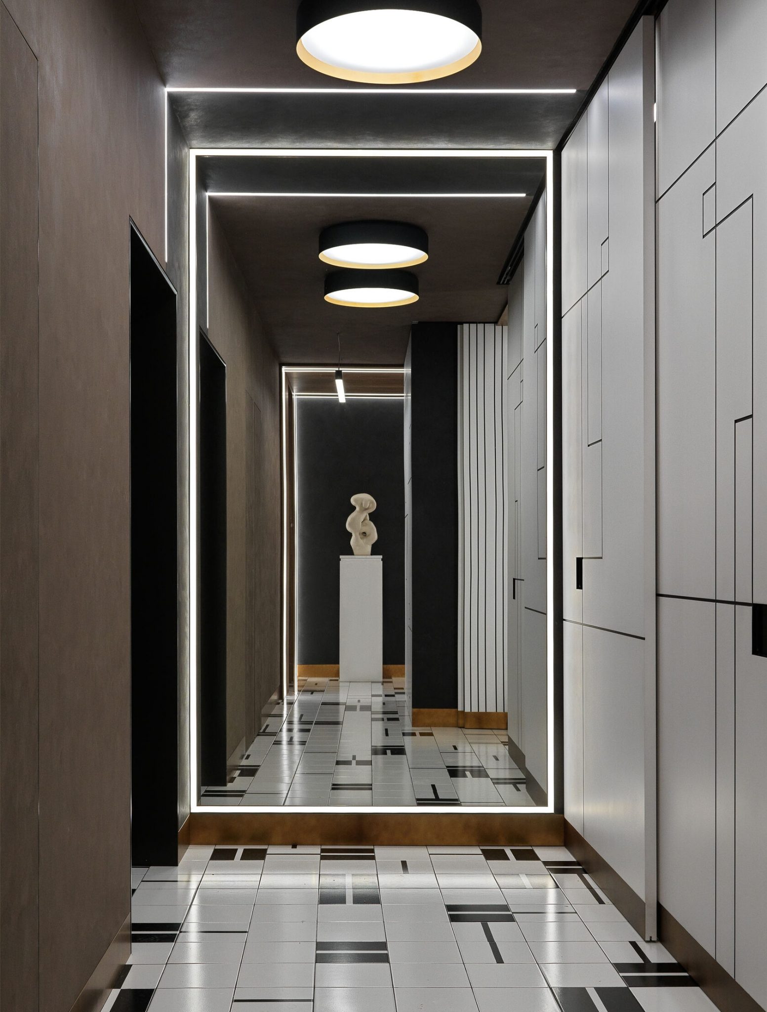 Modern Mirror entrance hallway