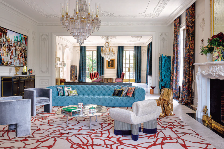 Melbourne Luxury Mansion: Interior design inspired by Gucci