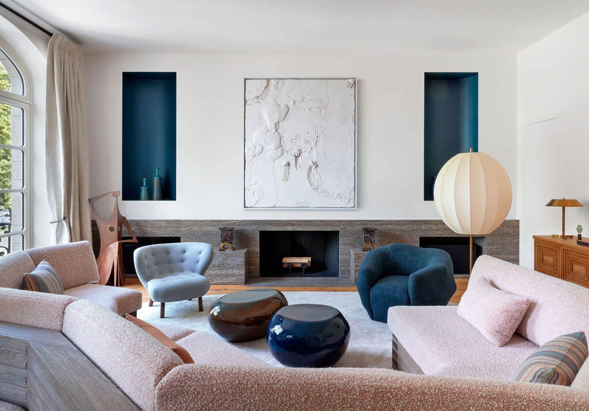 living room designed by pierre yavanovitch