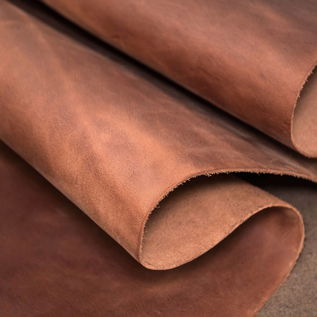Leather material to create custom furniture
