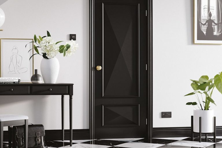 2020 Leading Interior Design Trends – Dark Painted Doors