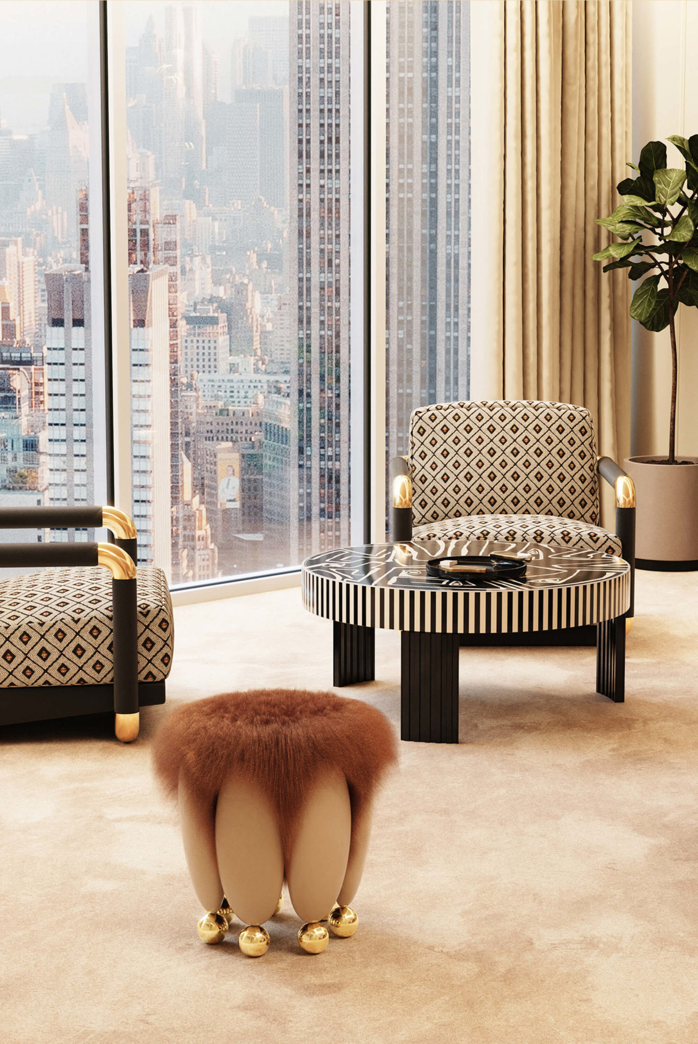 Luxury bedroom furniture by HOMMÉS Studio
