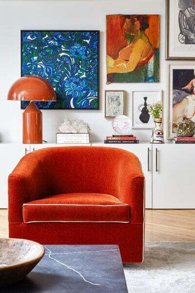 10 tips to design a red living room