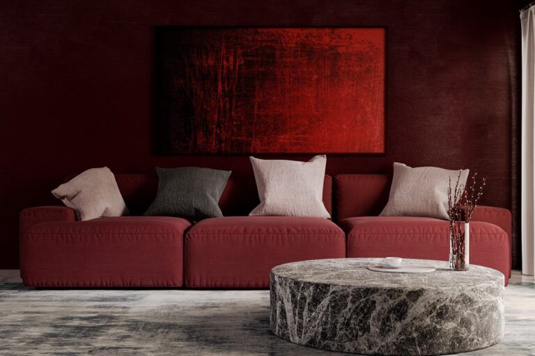 10 Tips to Design a Red Living Room