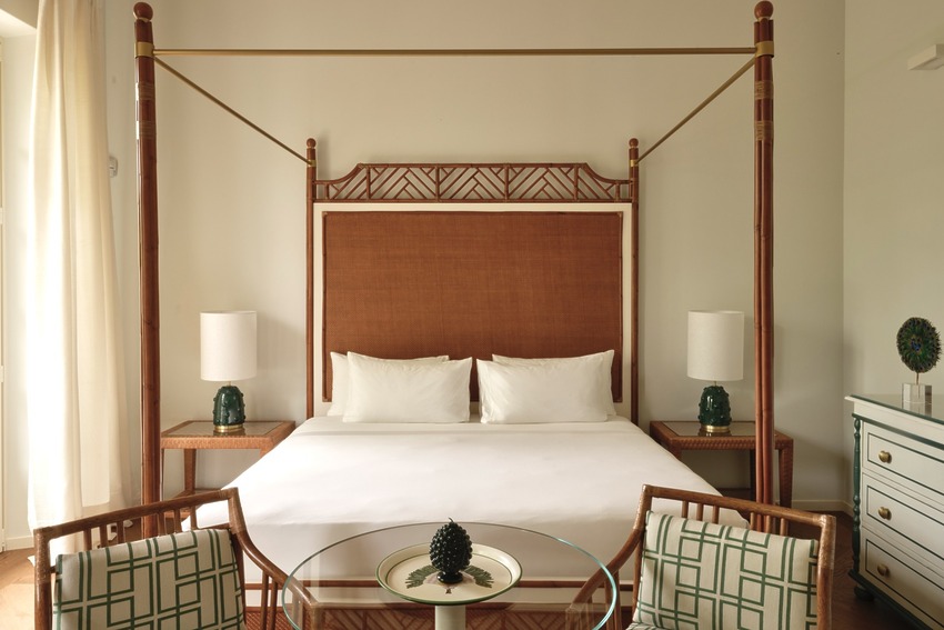 Pensione America: A Luxury Boutique Hotel with Soul, bedroom with natural colors and textures