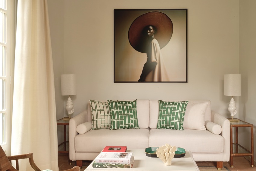 Pensione America: A Luxury Boutique Hotel with Soul, artwork on a wall, natural and light colors