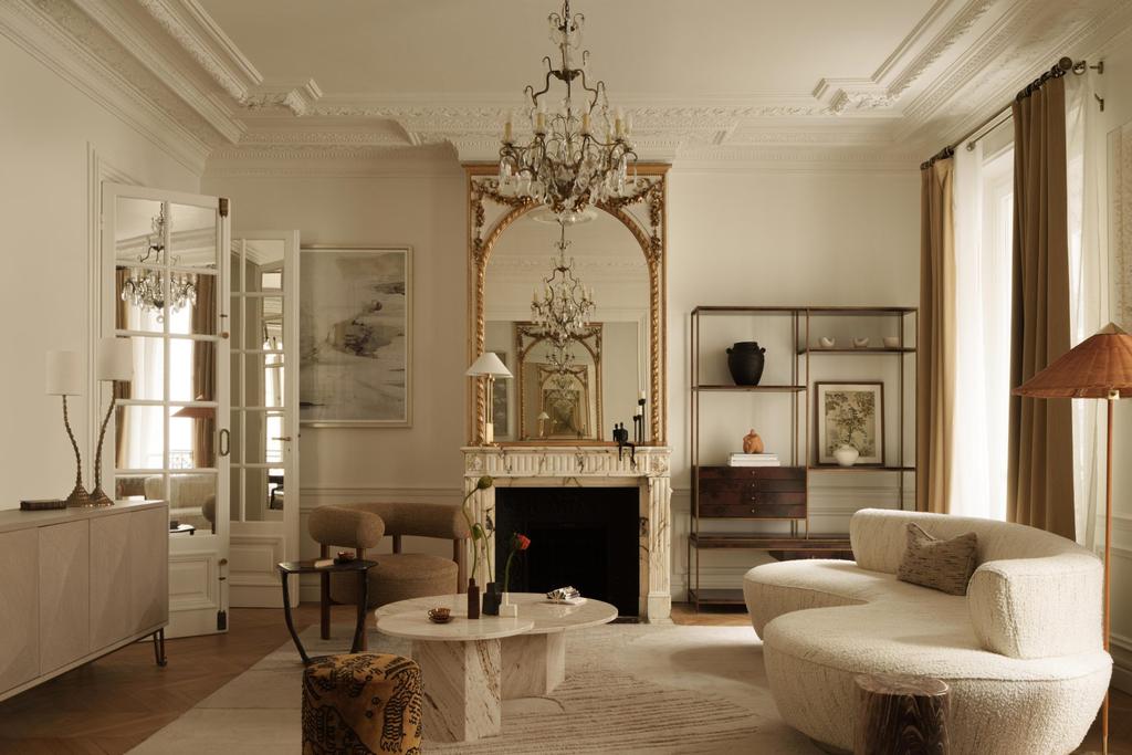 Parisian Interior Design in a Timeless Paris Home
