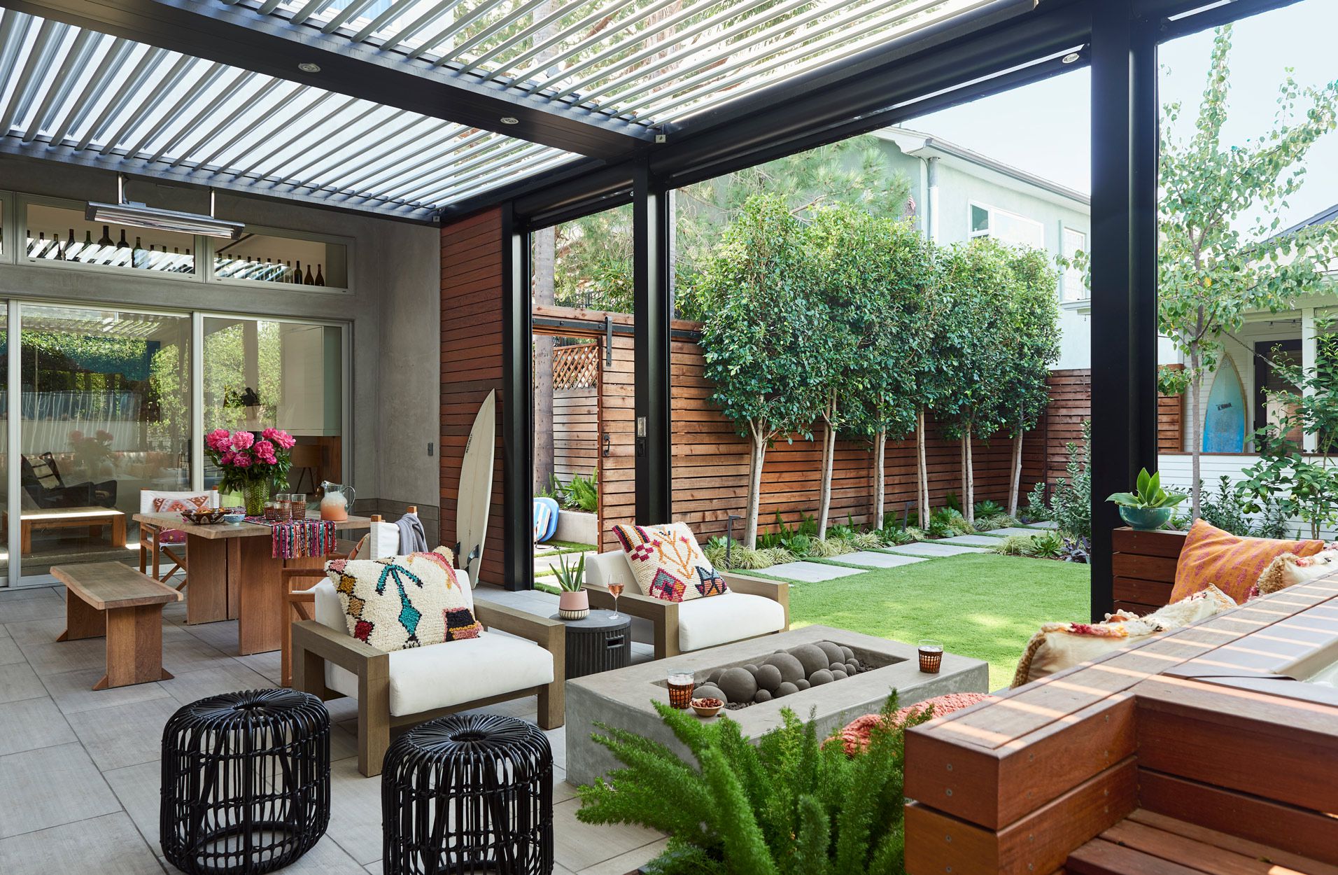 outdoor trends - outdoor living room