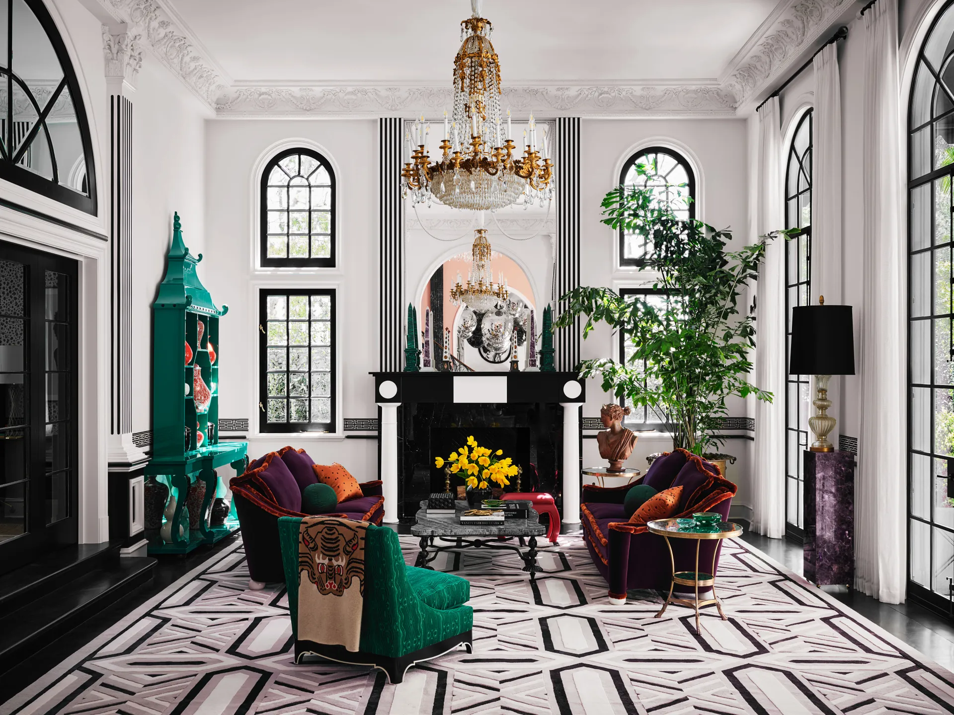 Welcome To RuPaul´s Glamorous Hollywood Regency Style Mansion