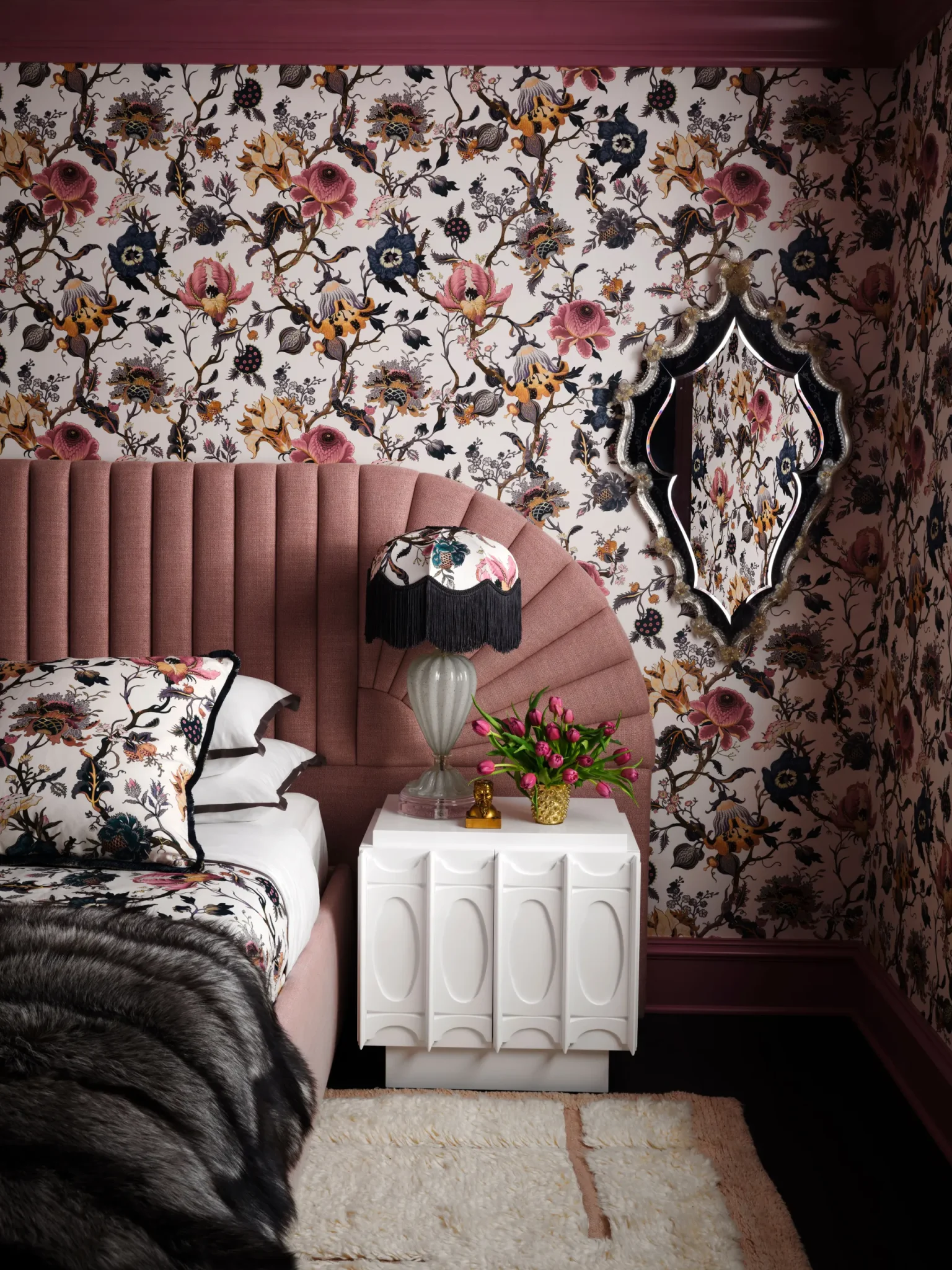 RuPauls guest bedroom designed by Martyn Lawrence Bullard