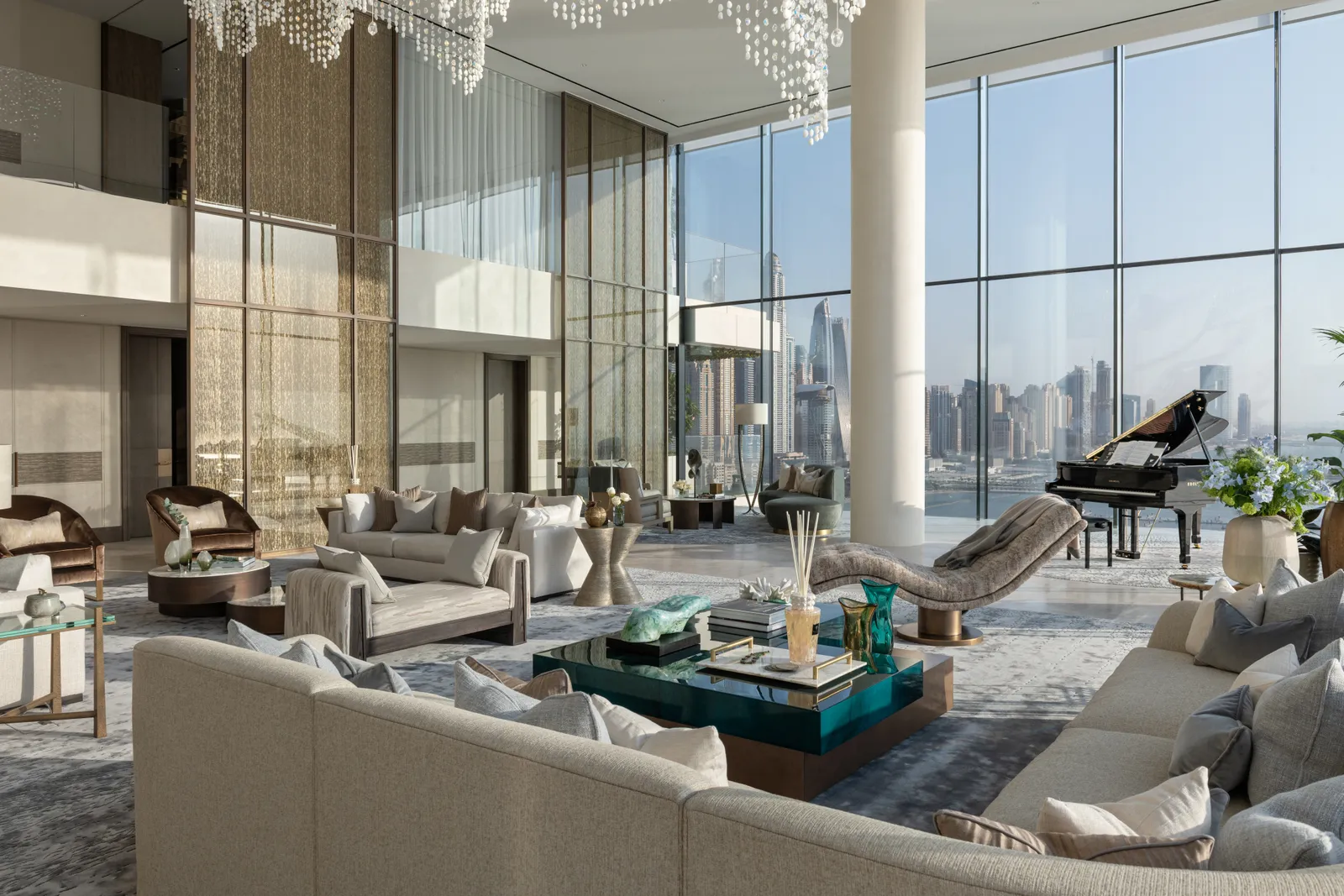 Minimalist Decor Modernized This Dubai Penthouse.