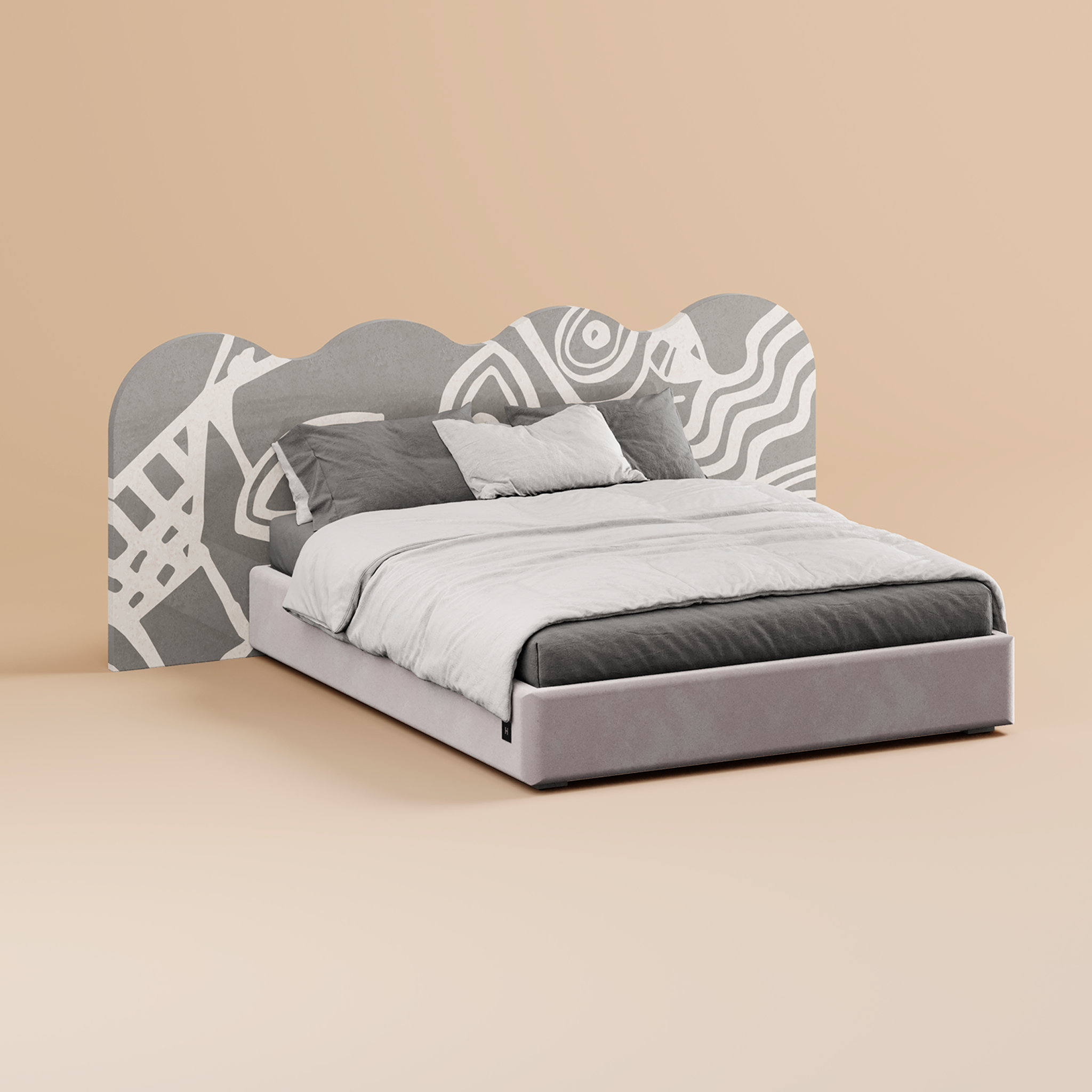 Malaga Queen Bed by Hommés Studio