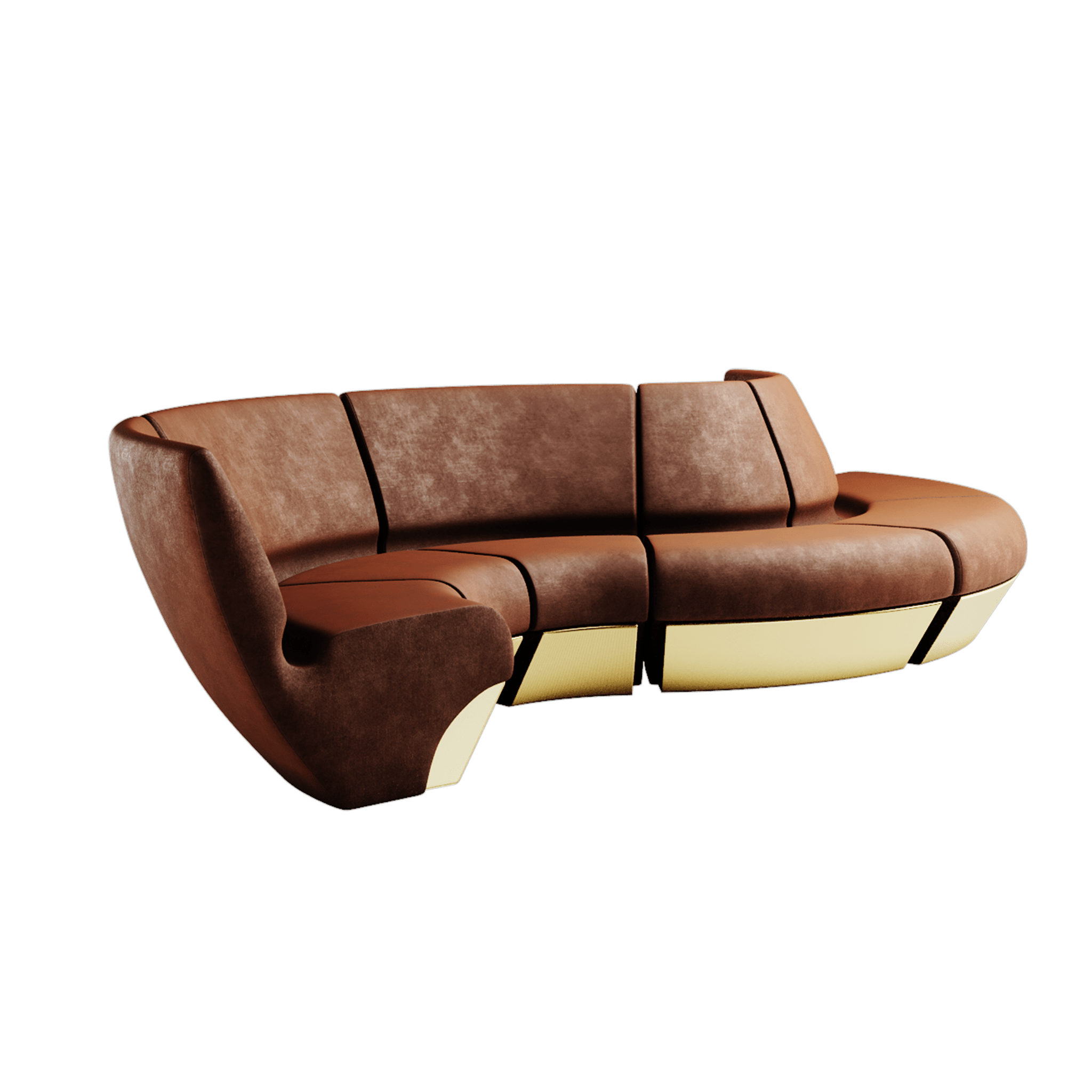 Gyvaté Serpentine Sofa by Hommés Studio