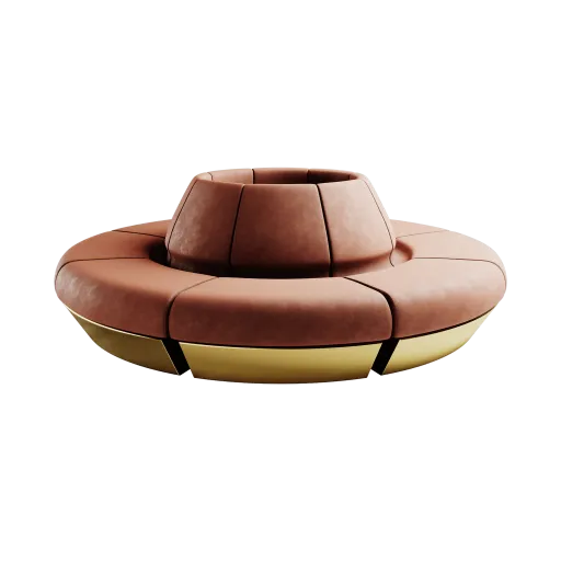 Gyvaté Round Sofa by Hommés Studio