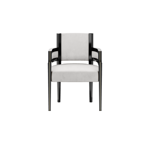 Pina Dining Chair White by Hommés Studio