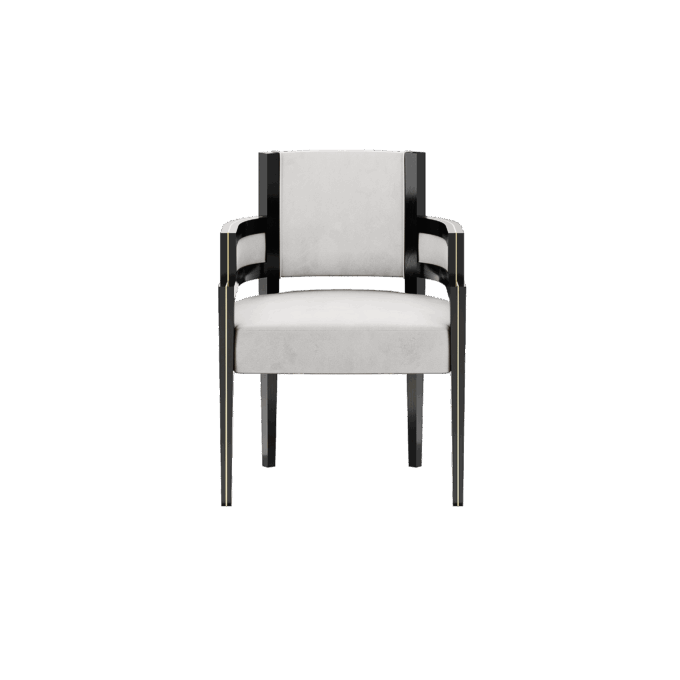 Pina Dining Chair White by Hommés Studio