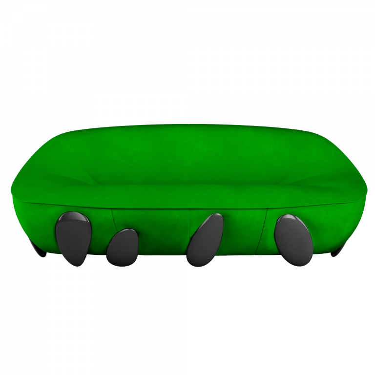 Lunarys Sofa Green by HOMMÉS Studio