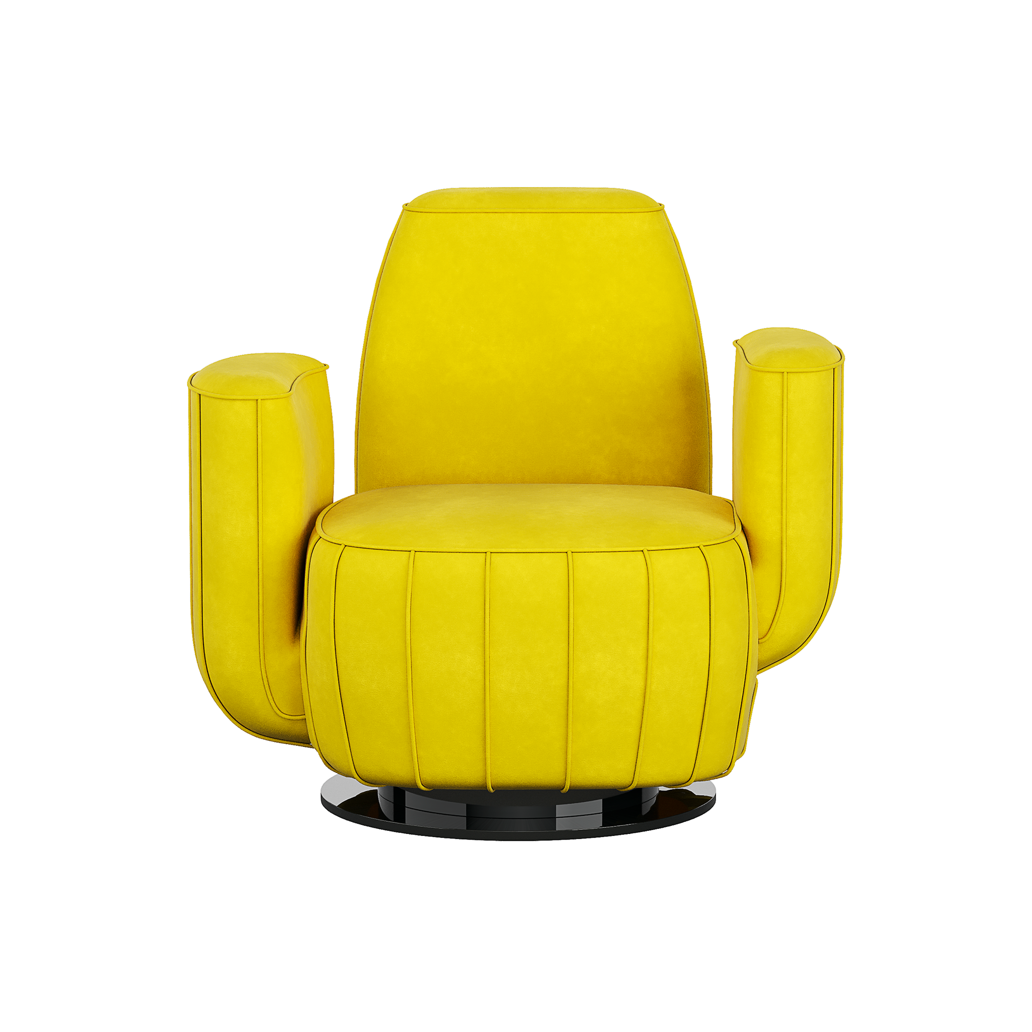 Ajui II Armchair Yellow by HOMMÉS Studio