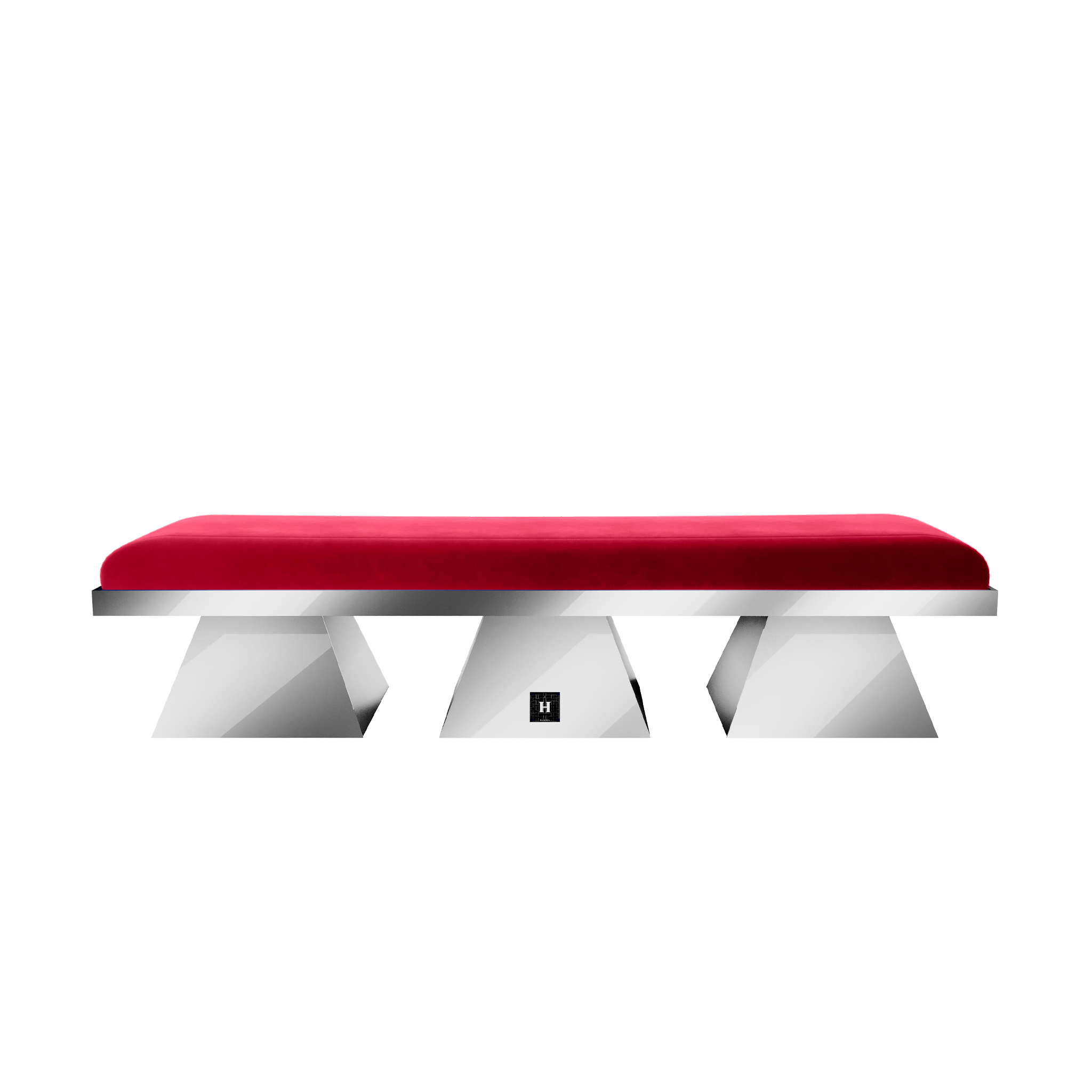 Moa Bench Magenta by HOMMÉS Studio