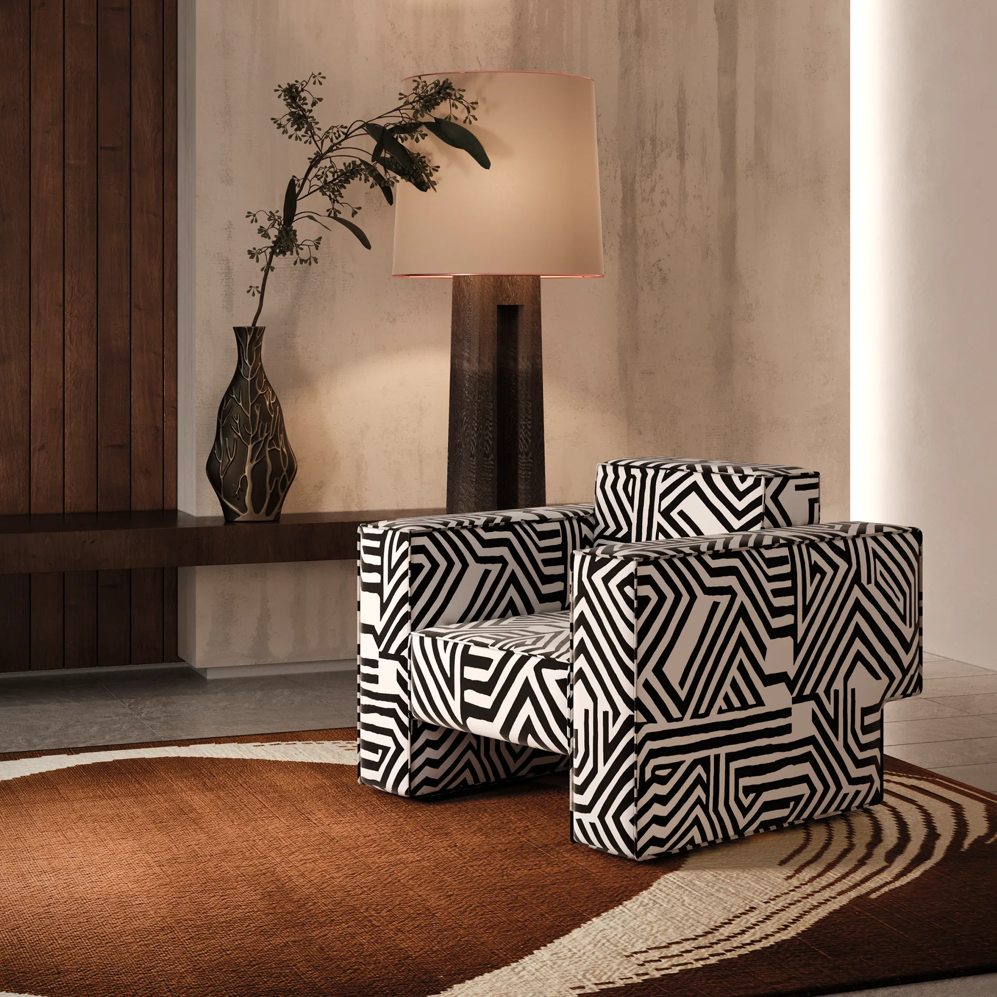 Block Armchair By HOMMÉS Studio