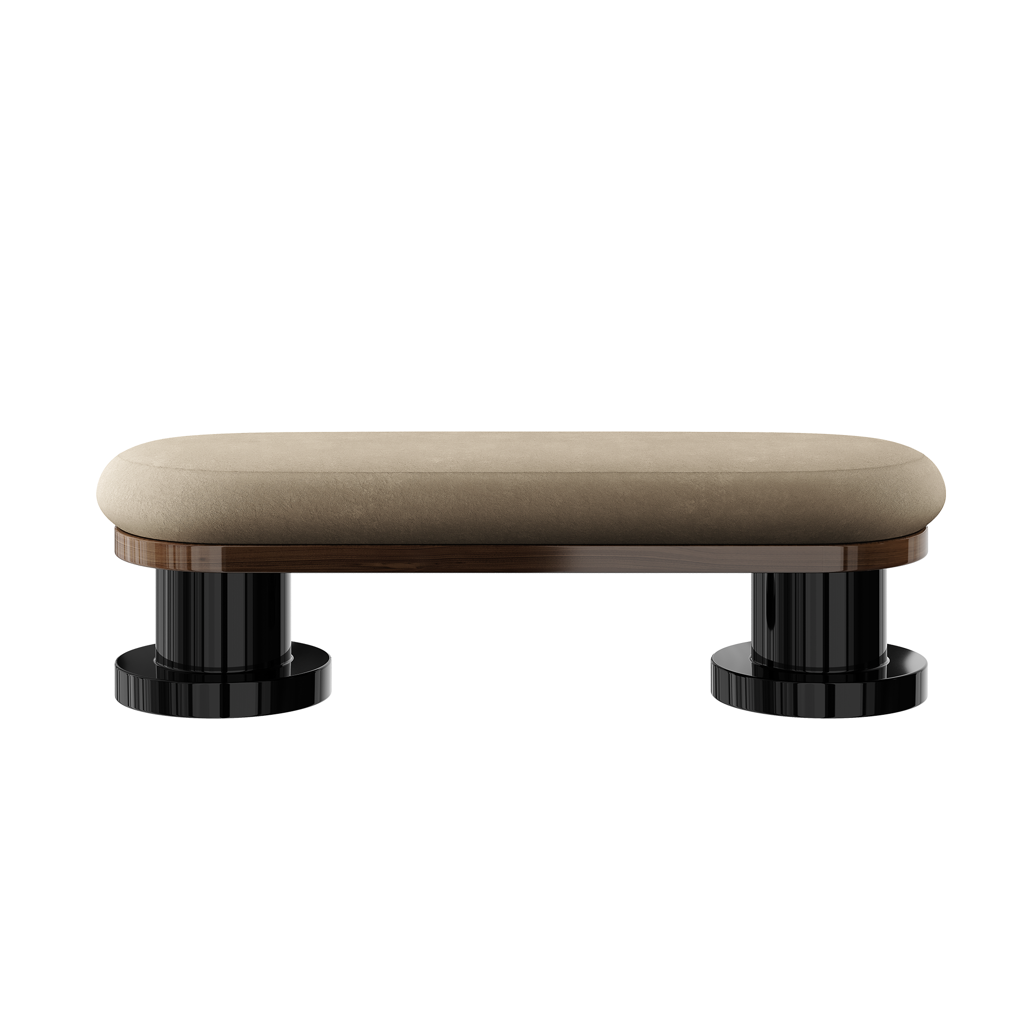 Theo Bench Big Brown by HOMMÉS Studio