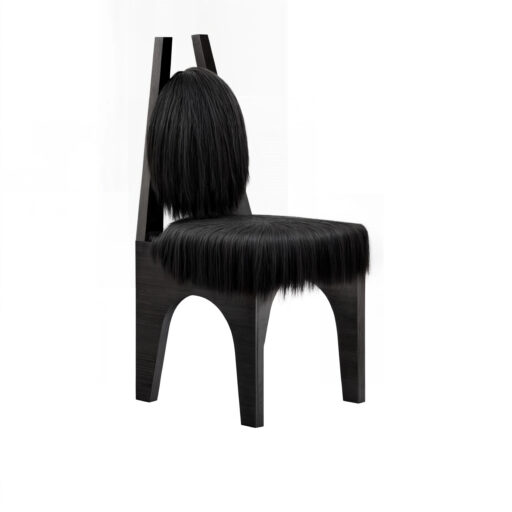 Beatha Chair Fur by HOMMÉS Studio