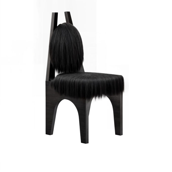 Beatha Chair Fur by HOMMÉS Studio