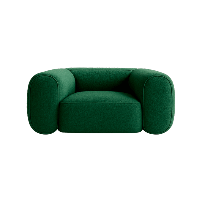 Dolce Armchair Green by HOMMÉS Studio