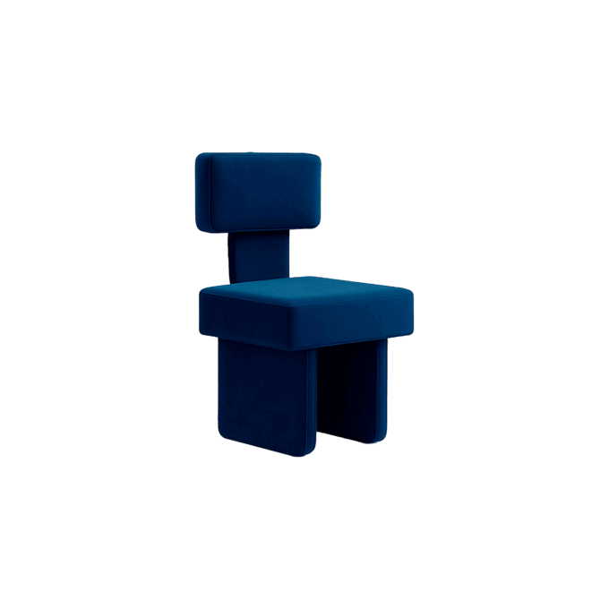 Kiki Chair Blue by HOMMÉS Studio