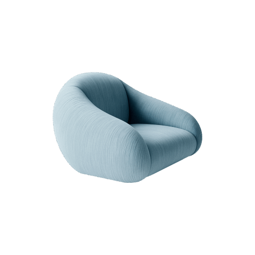 Gaya Armchair Blue by HOMMÉS Studio
