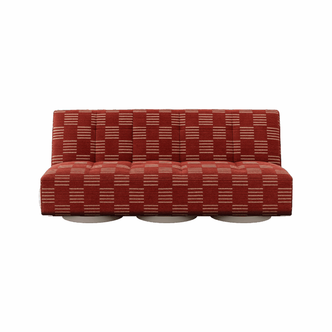 Foil Sofa Red by HOMMÉS Studio