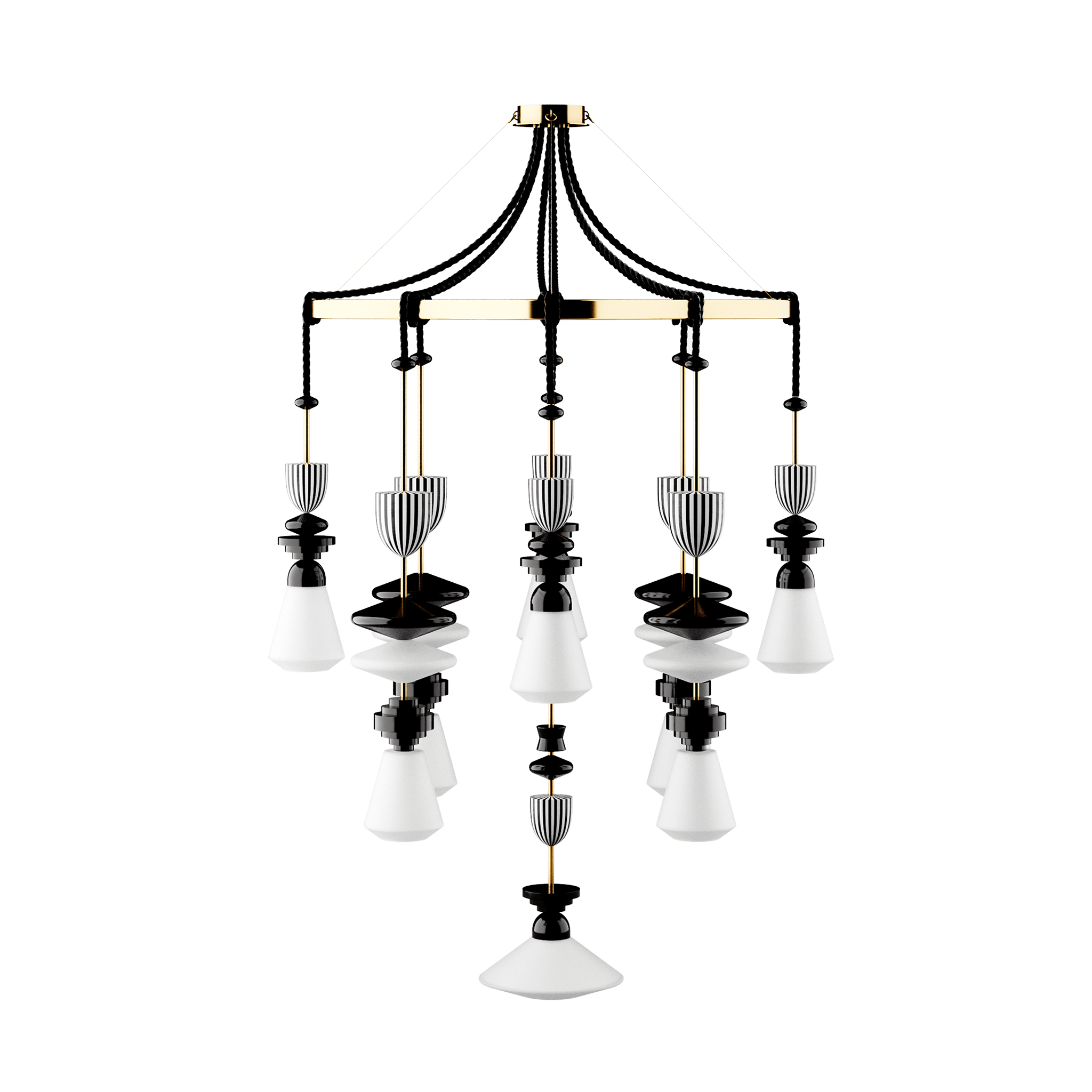 chandelier for contemporary living area