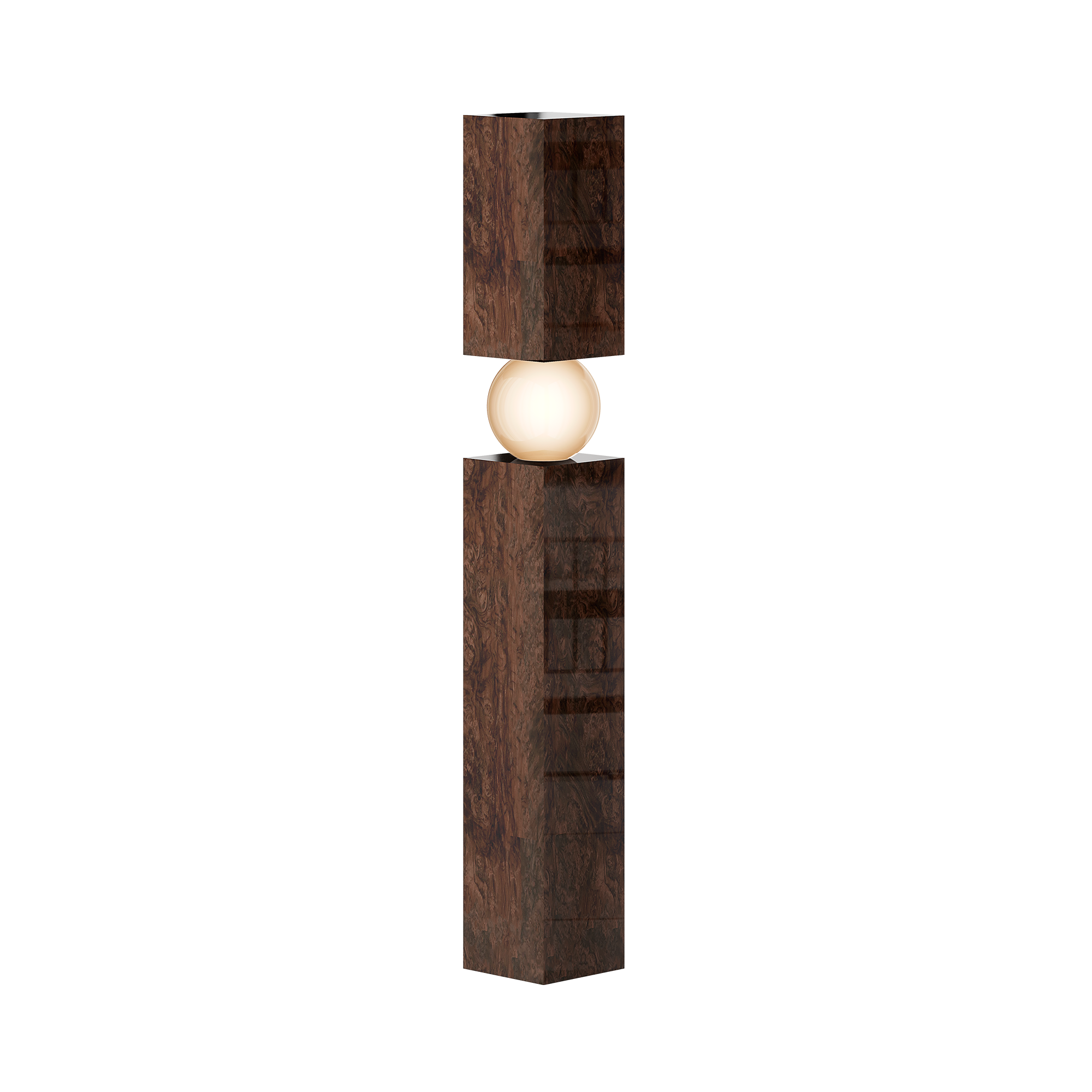 Athena Floor Lamp Wood by HOMMÉS Studio