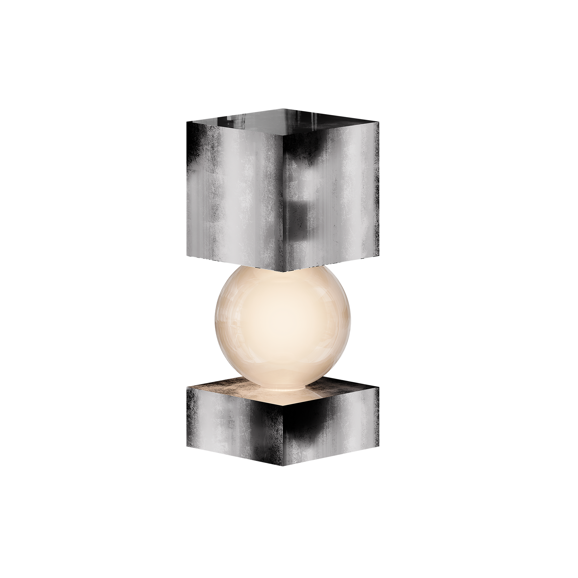 Athena Table Lamp Silver by HOMMÉS Studio