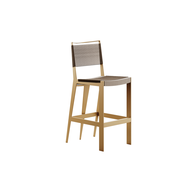 Cinco Bar Chair Gold by Hommés Studio