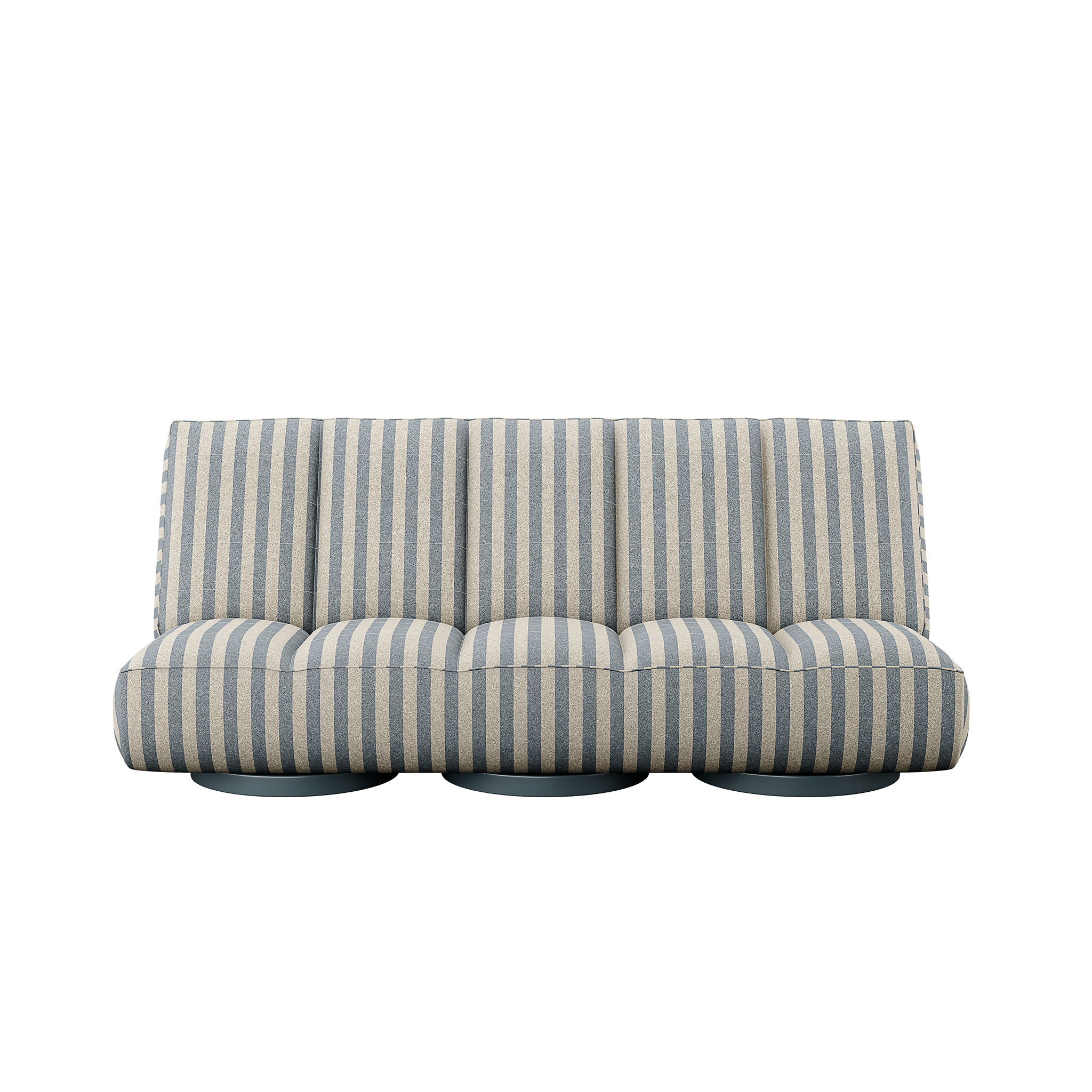 Foil Sofa Smoke Blue by Hommés Studio