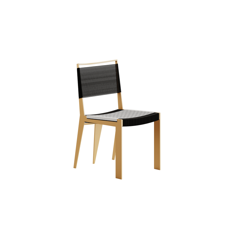 Cinco Chair Gold by Hommés Studio