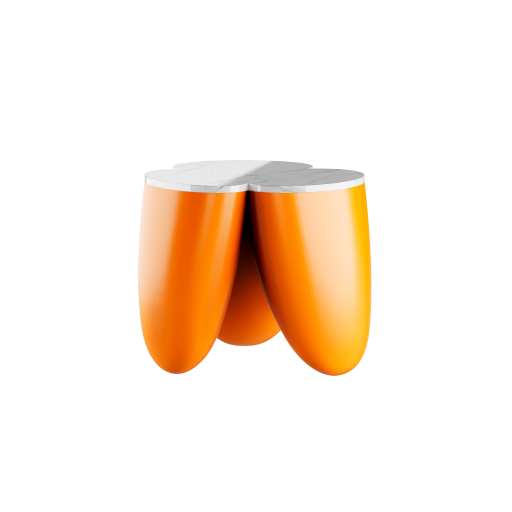 Bossa Side Table Orange by HOMMÉS Studio