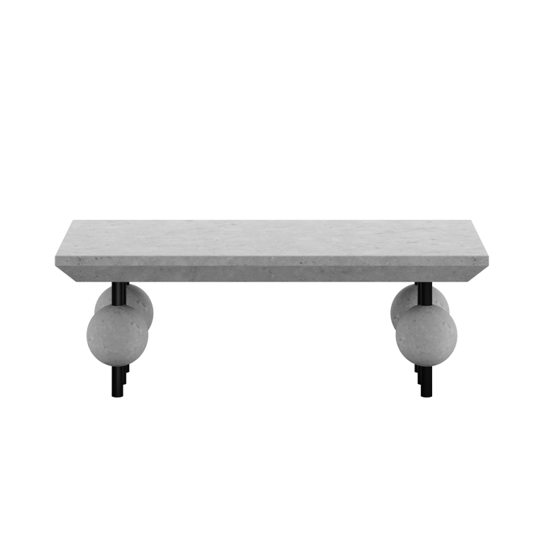 Mani Center Table Natural Grey by Hommés Studio