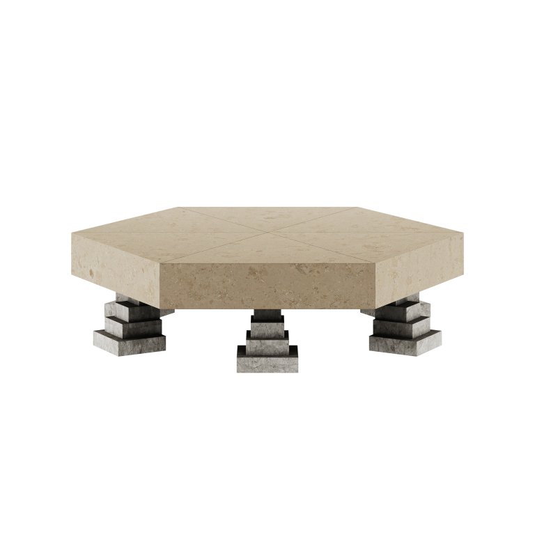 Odonto Center Table Natural by Hommés Studio