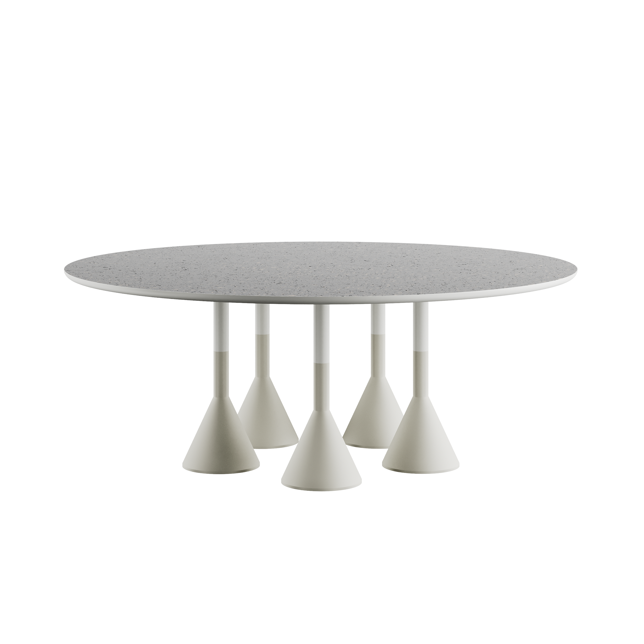 Soleil Round Dining Table Beige by Hommés Studio