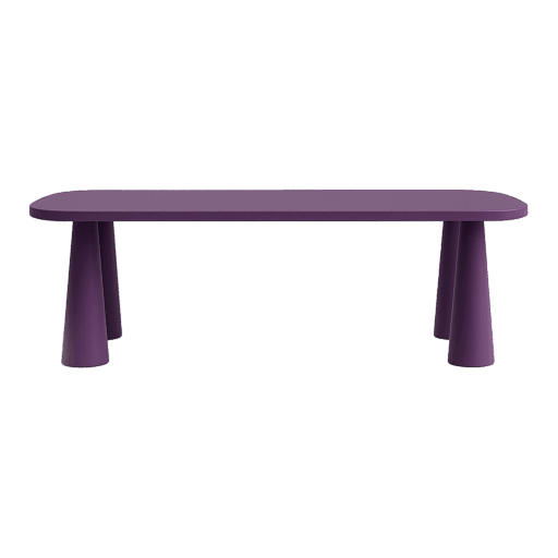 Prymo Rectangular Dining Table Purple