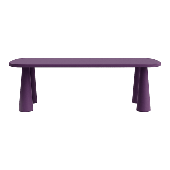 Prymo Rectangular Dining Table Purple by HOMMÉS Studio