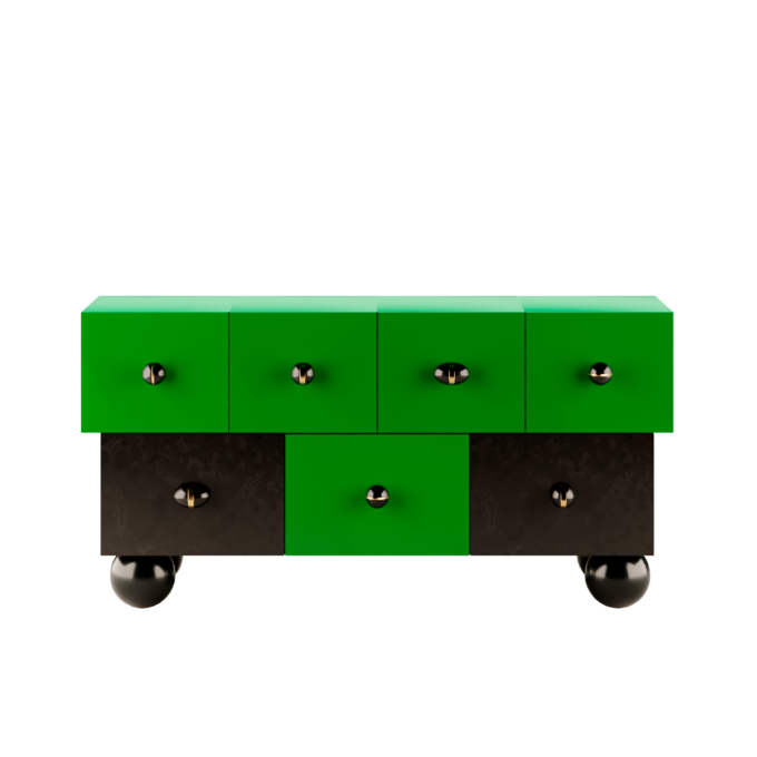 Matrioska Sideboard Green by HOMMÉS Studio