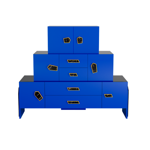 Malala Chest of Drawers Blue by HOMMÉS Studio